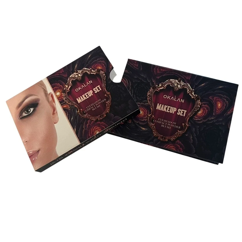 Okalan Makeup Set Eyeshadow Compact Powder Blush Palette Cosmetic Kit‎ B